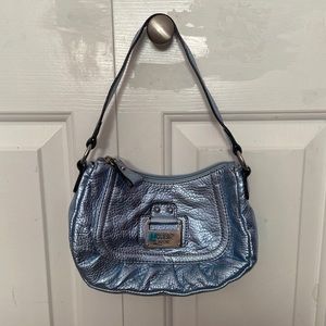 Blue guess mini purse. Might be fake